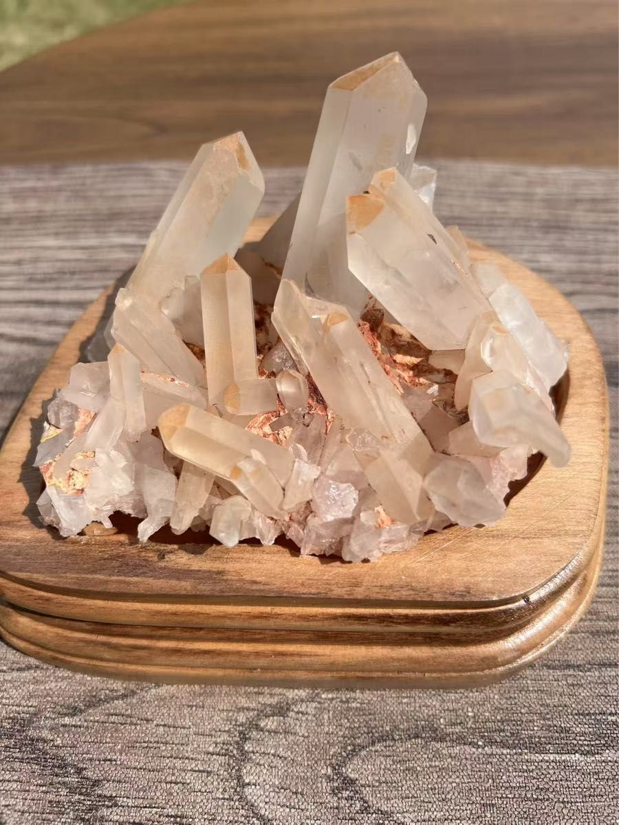 A781 マダガスカル産 ピンク水晶クラスター｜Yahoo!フリマ（旧PayPay