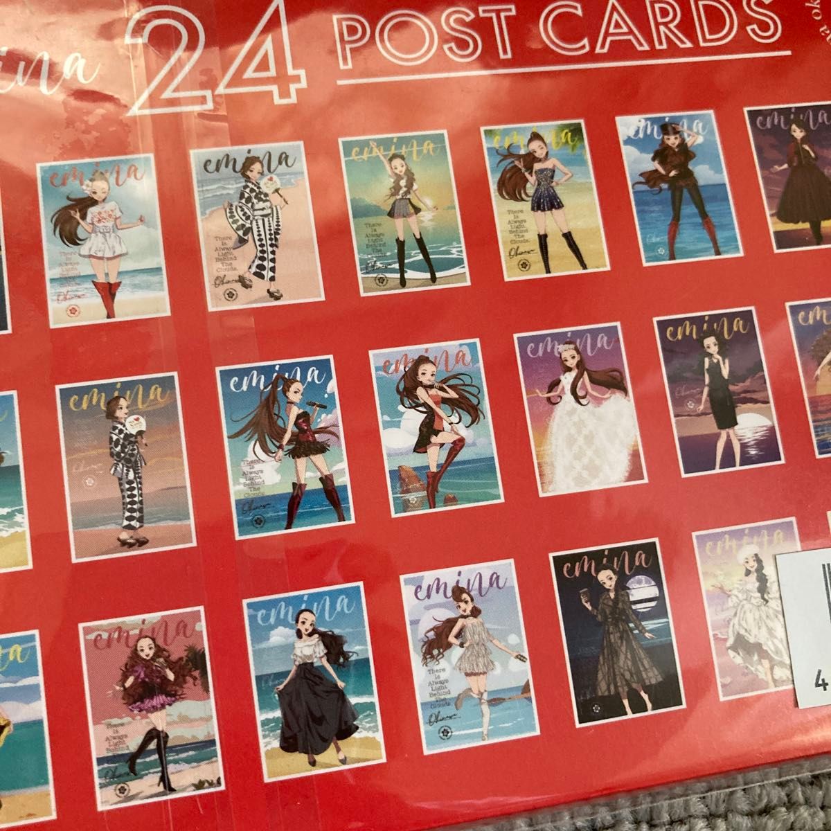 安室奈美恵 エミーナ 沖縄 絵はがき ポストカードセット 未開封 購入