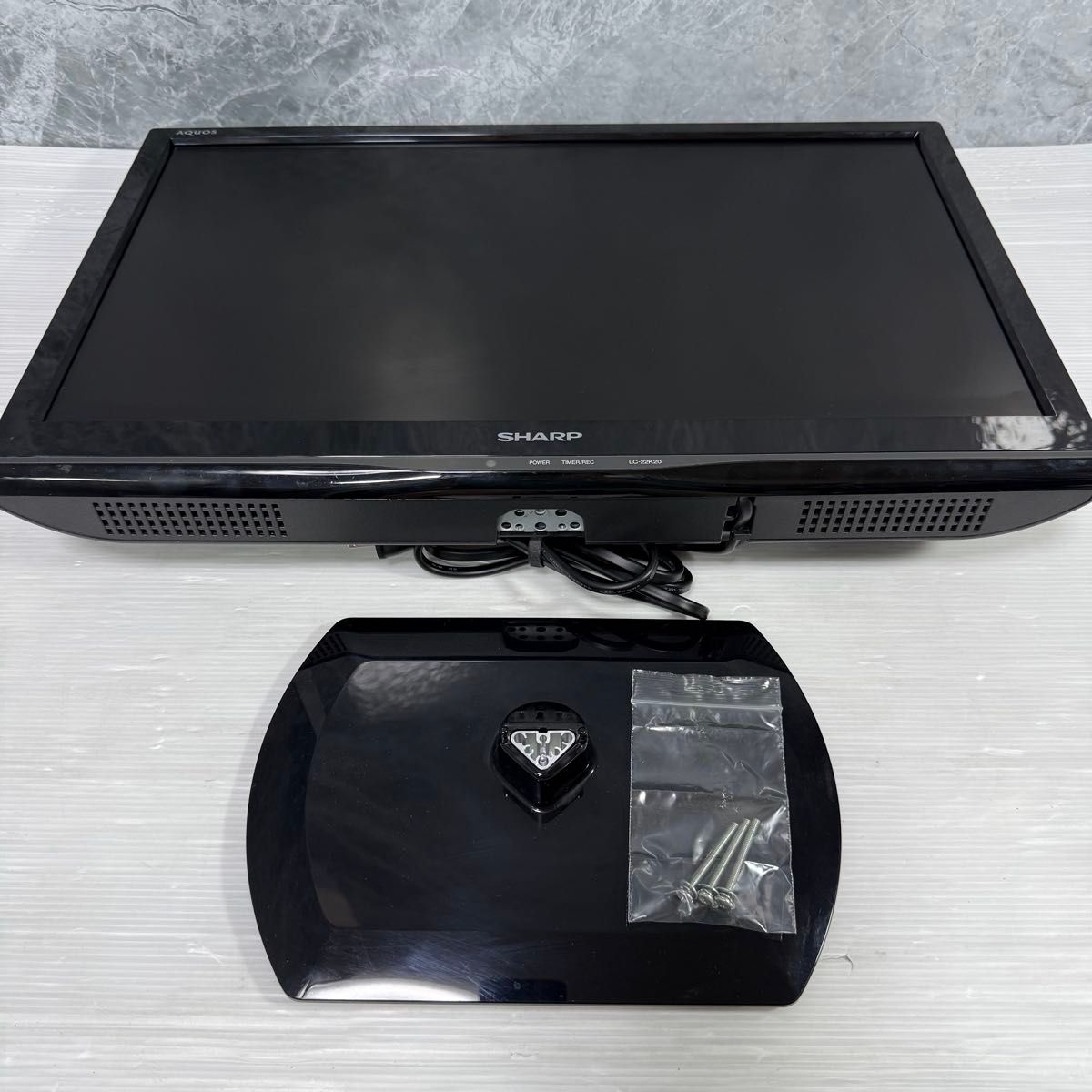 SHARP シャープ 液晶テレビ AQUOS LC-22K20 2015年製 リモコン B-CAS赤