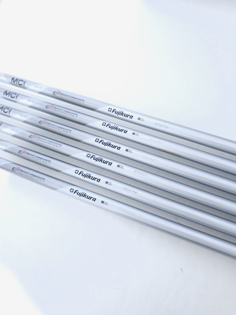 フジクラ アイアン用 MCI 60 S 6本セット シャフト単体 人気 レア