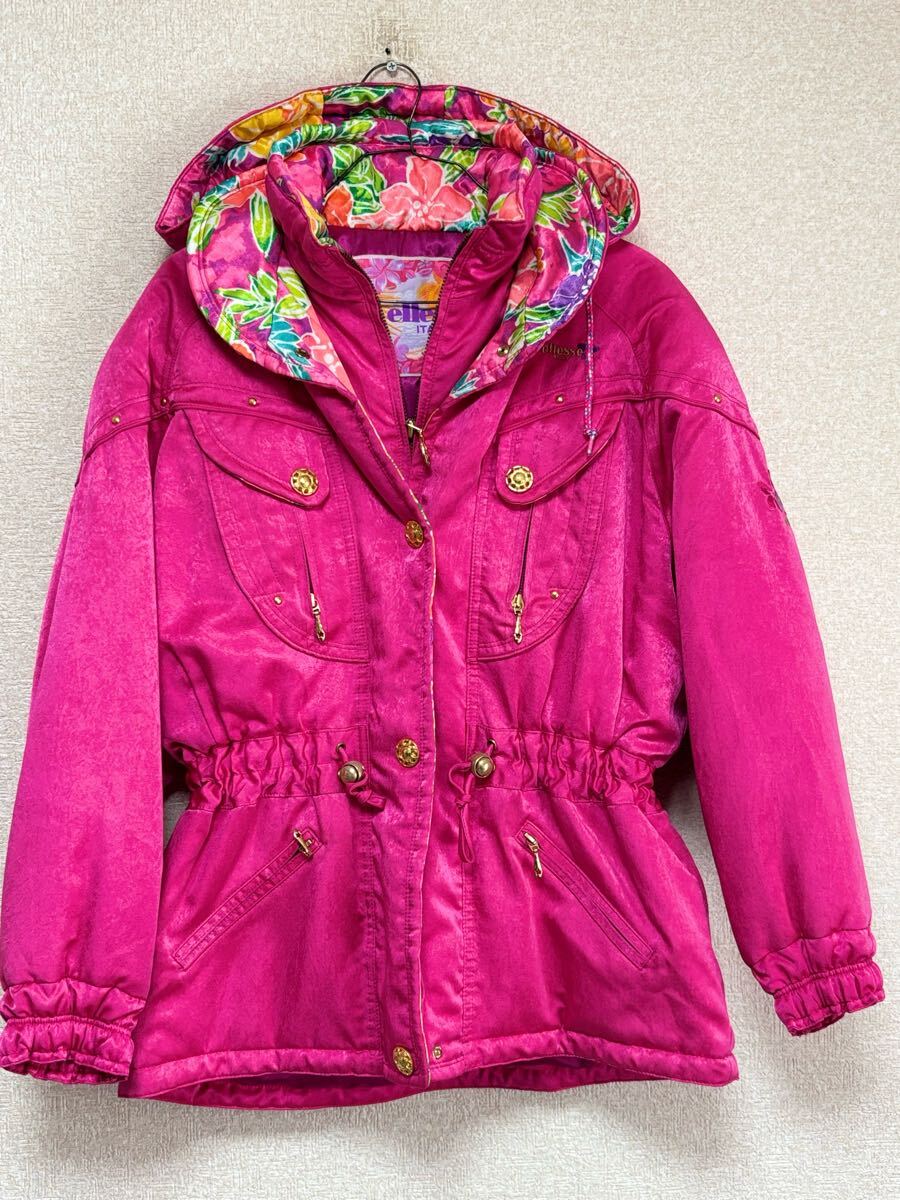 90s 美品 ellesse ITALY エレッセ ビンテージ スキーウェア JASPO M