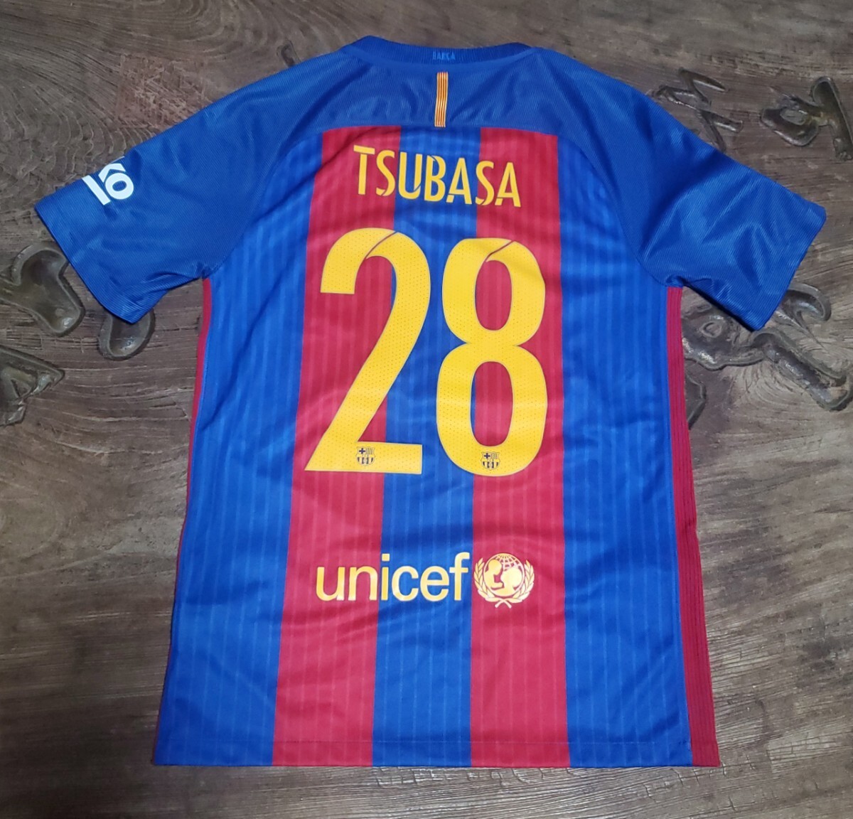 2016-17 FCバルセロナ #28 大空翼 NIKE unicef 検/ 16 BARCA BARCELONA