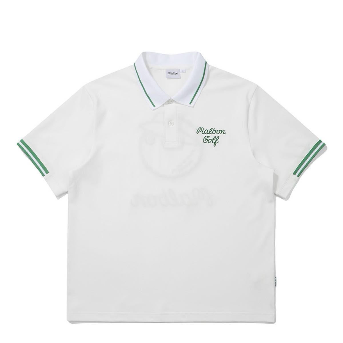 2025年新作 マルボンゴルフ ポロシャツ malbon golf メンズ 半袖