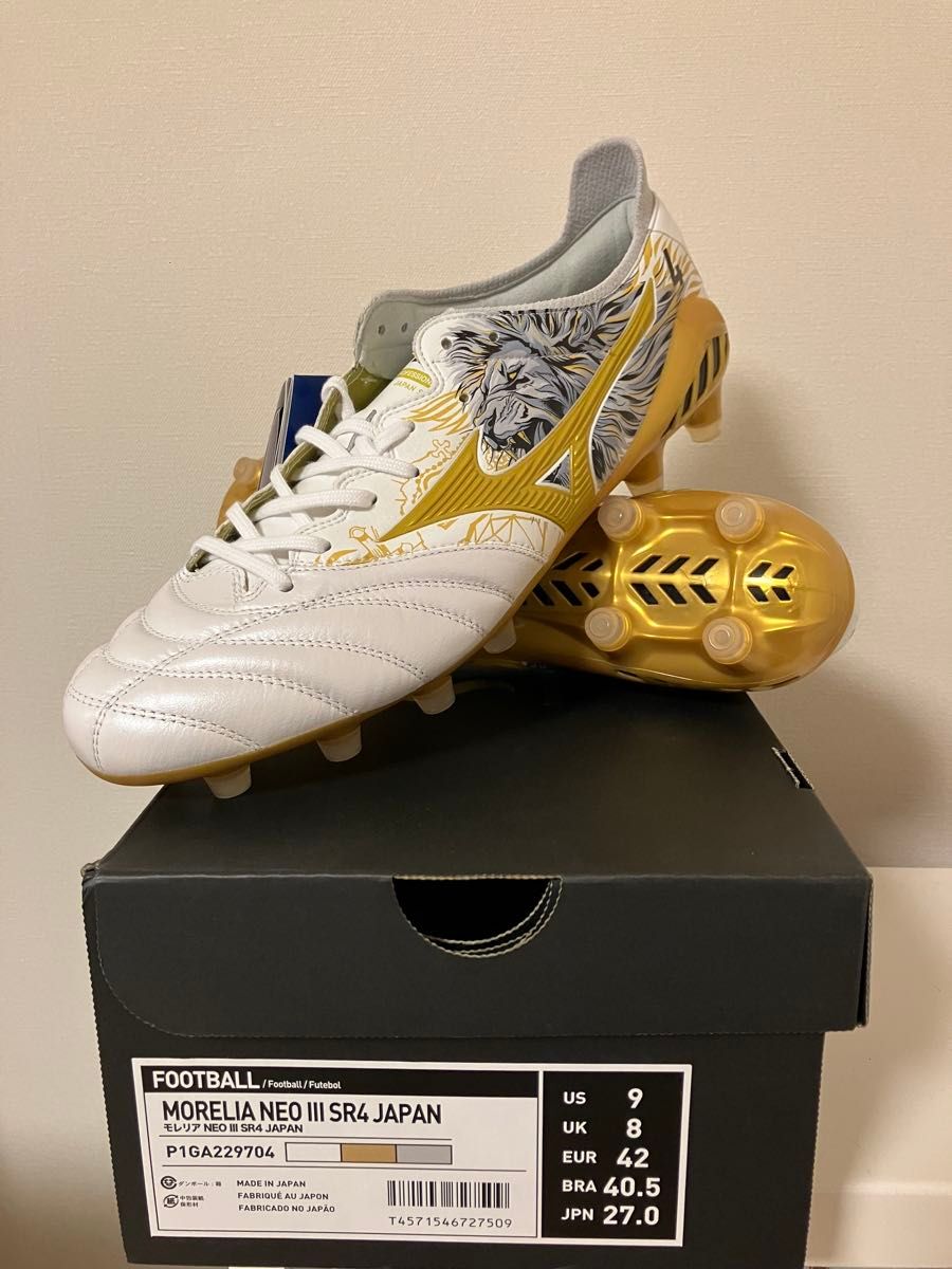 ミズノ サッカースパイク モレリアネオ3 セルヒオ ラモス 27 0｜Yahoo