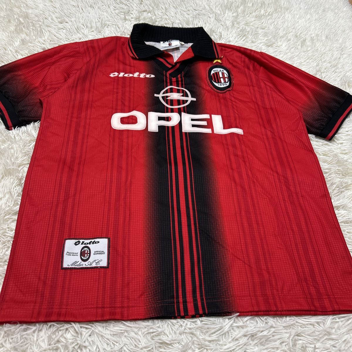 希少 97/98シーズン lotto イタリア サッカーセリエA ACミラン 4th