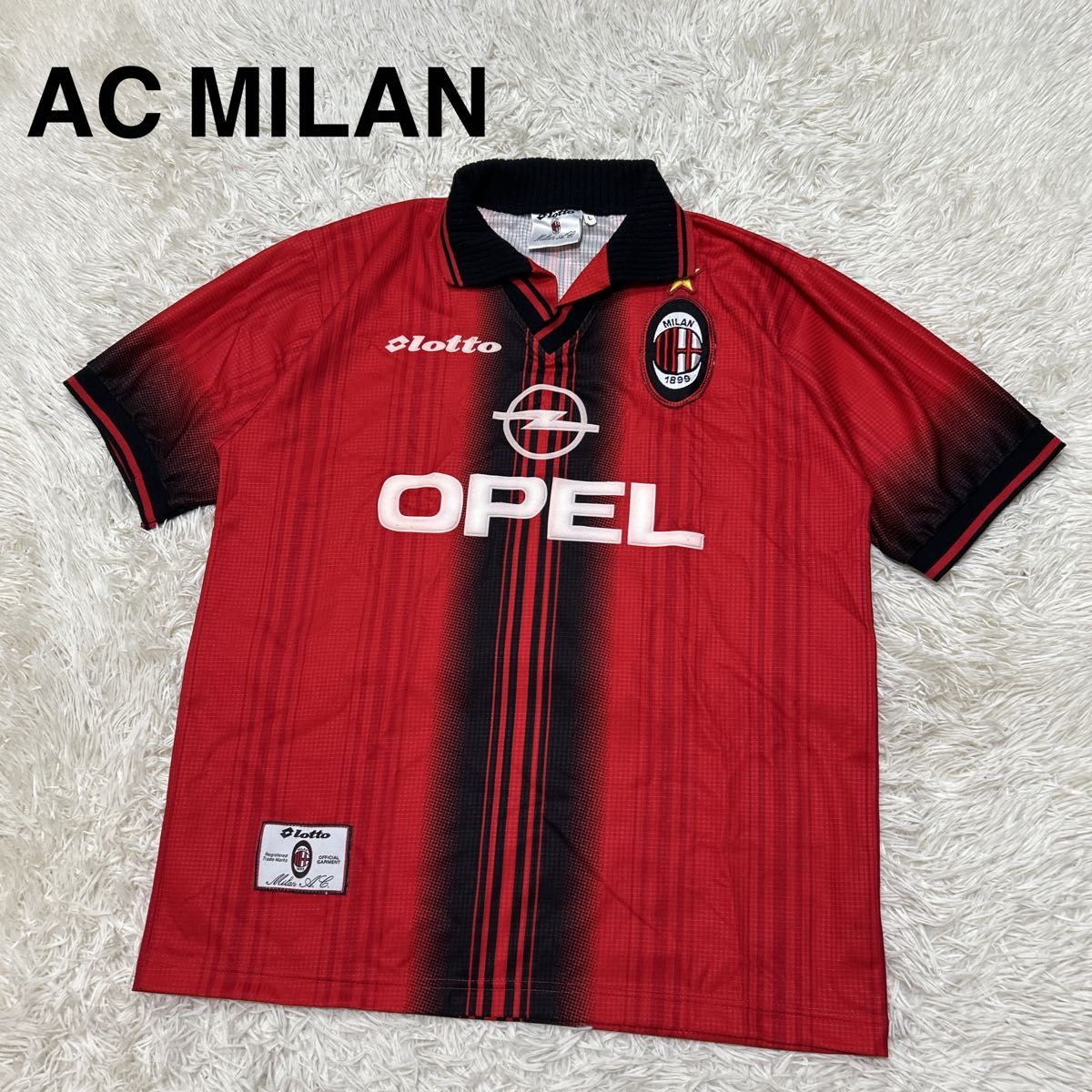 希少 97/98シーズン lotto イタリア サッカーセリエA ACミラン 4th