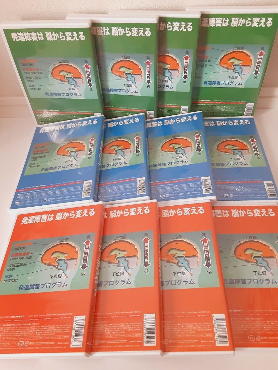 国内正規品 DVD 星みつる式 家庭療育 発達トレーニングDVD 13本セット