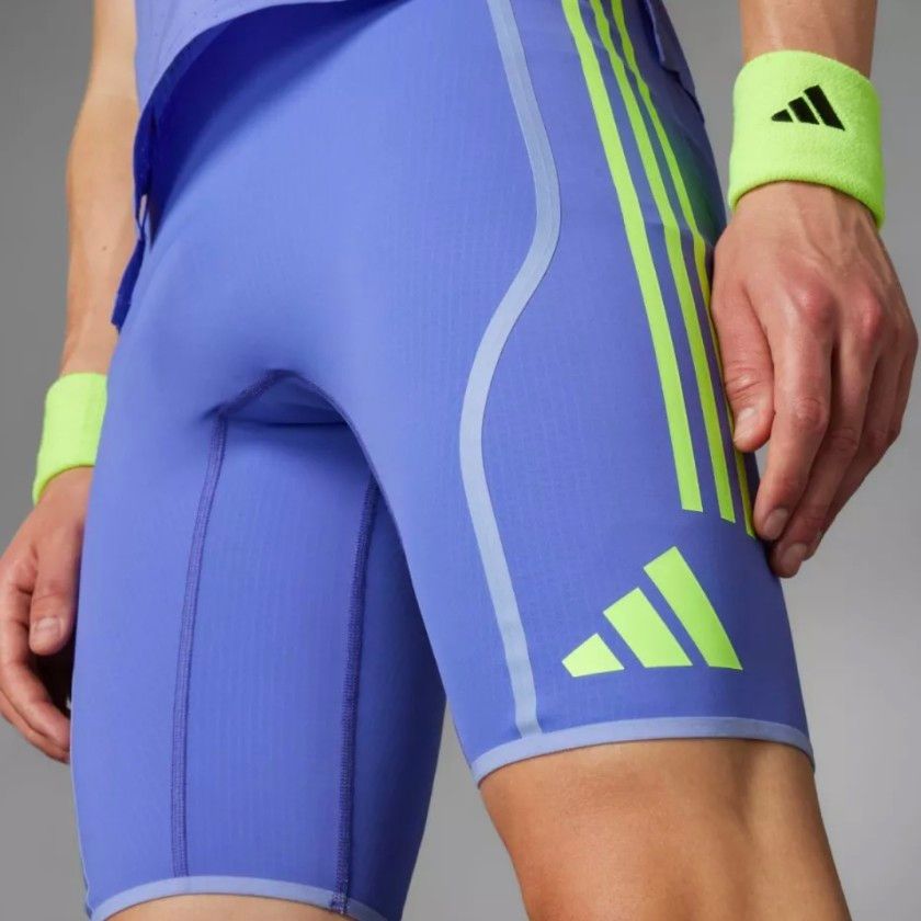 新品 adidas ADIZERO Pro Elite ショートタイツ 紫M アディゼロ