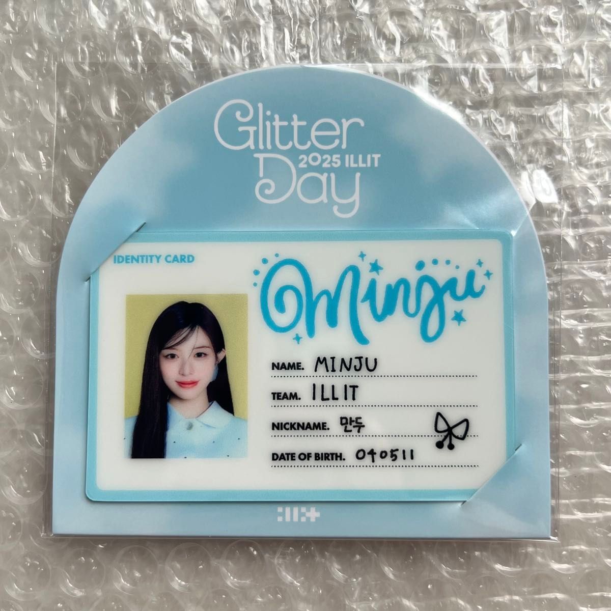 ILLIT glitter day ソウルコン ID カード ミンジュ｜Yahoo!フリマ（旧
