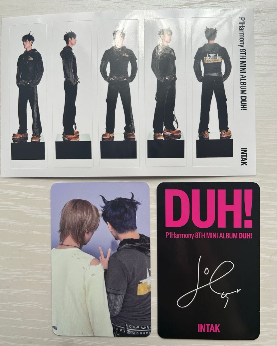 P1Harmony DUH D ver インタク トレカ シール｜Yahoo!フリマ（旧PayPay