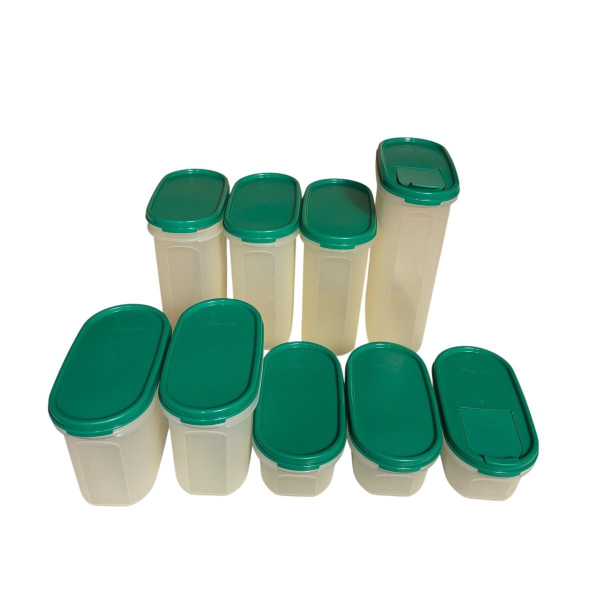 タッパーウェア MM 楕円 9点セット 保存容器 タッパー｜Yahoo!フリマ