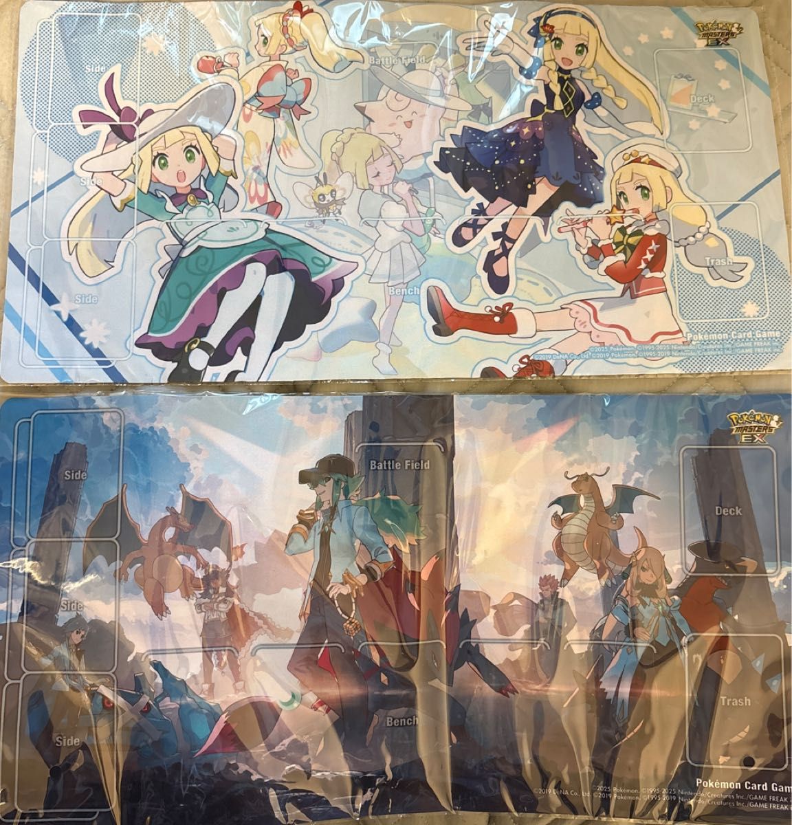 ポケモンカード ポケモンマスターズプレイマット 2枚セット（オシャレ