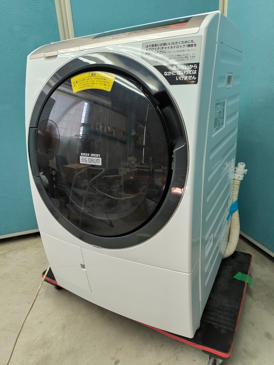 HITACHI ドラム式洗濯機本体 2019年 埼玉県川口市から配達します