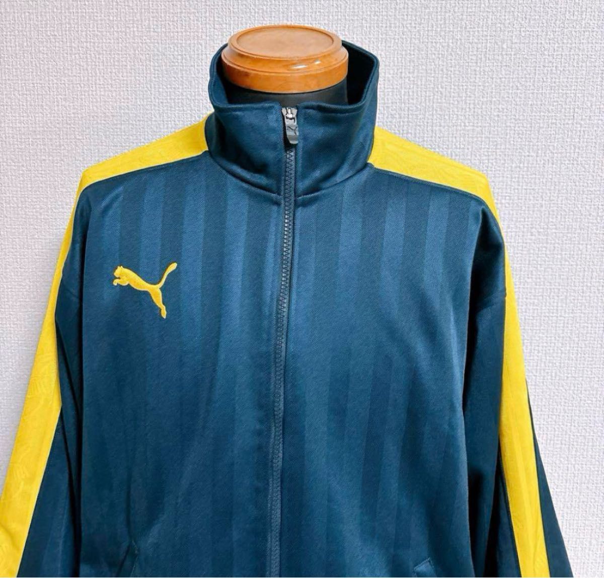 PUMA ジャージ 上下セット スポーツウェア ネイビー×イエロー