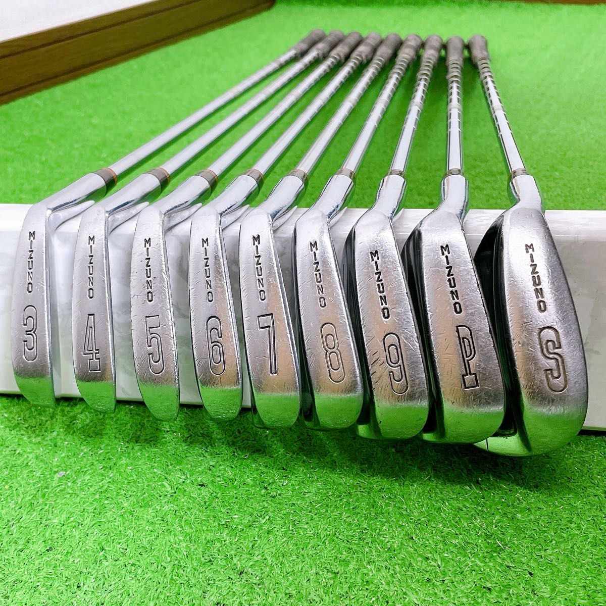 レフティ 希少 ミズノ ジョニーミラー マッスルバック 3〜S 9本セット