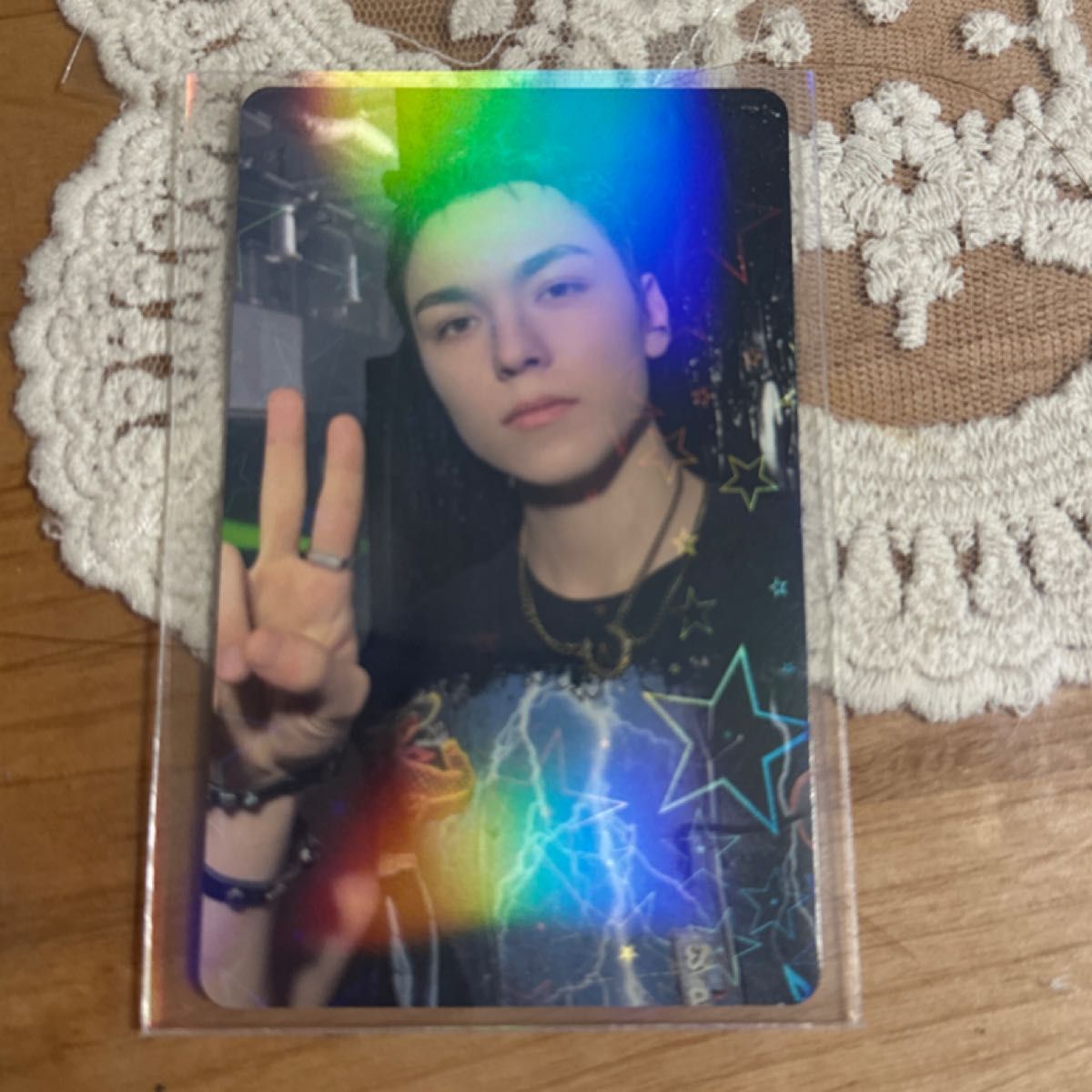 トレカ SEVENTEEN セブチ バーノン weverse jp ラキドロ ラッキー