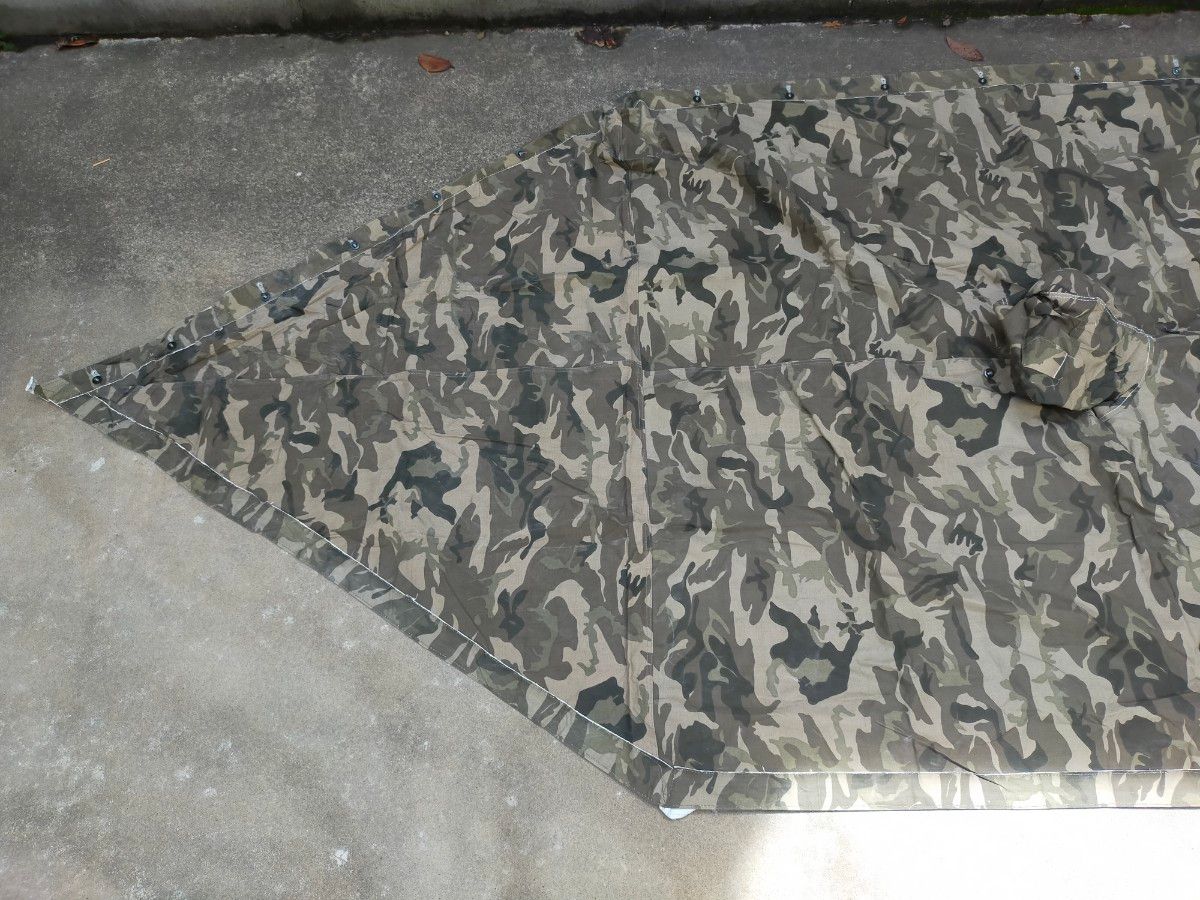 トルコ軍 山岳部隊用 軍幕 シェルターハーフ 2枚セット パップテント