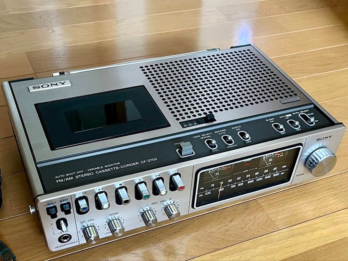 超美品 動作確認済み SONYソニー ラジカセ デンスケ CF-2700 カセット