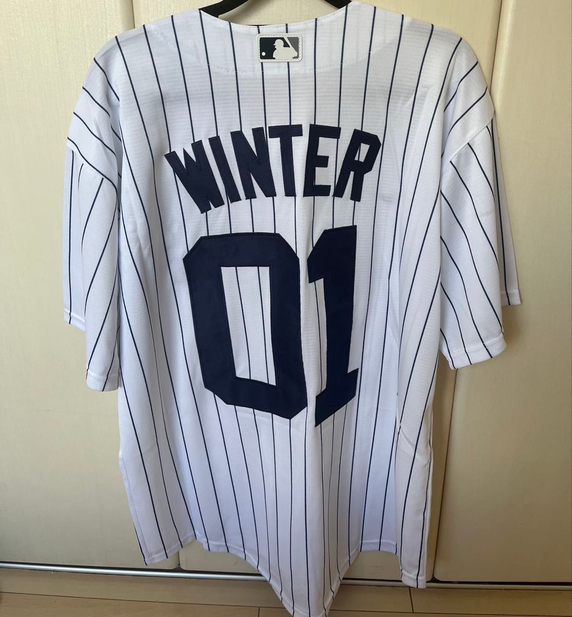 aespa エスパ ウィンター Winter ベースボールシャツ ユニフォーム T