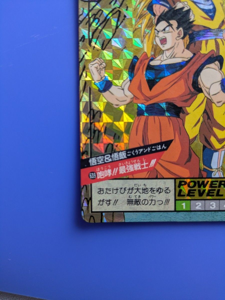 ドラゴンボール カードダス 1995年 スーパーバトル 639 悟空&悟飯