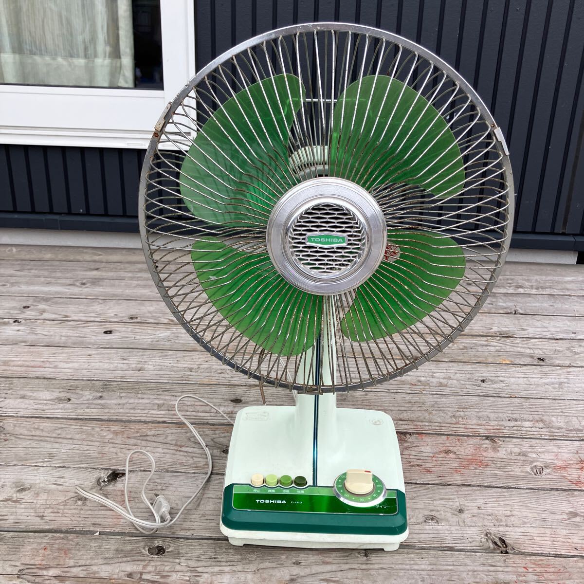Yahoo!オークション - 昭和レトロ 東芝 F-131G レトロ扇風機 30cm 4枚