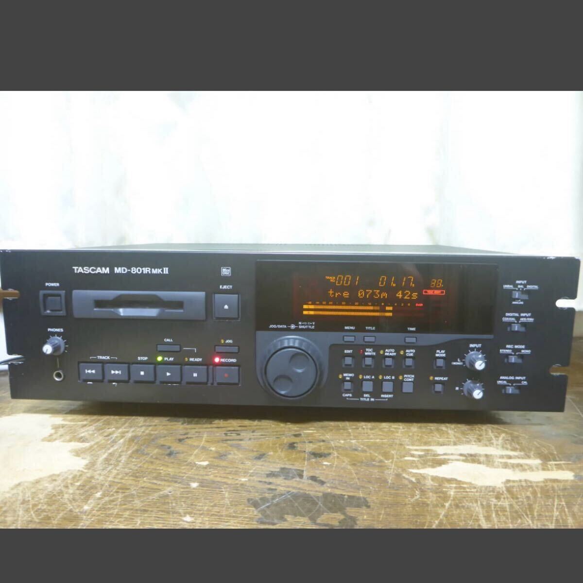 TASCAM MD-801R MKⅡ 業務用MDレコーダー タスカム ②｜Yahoo!フリマ