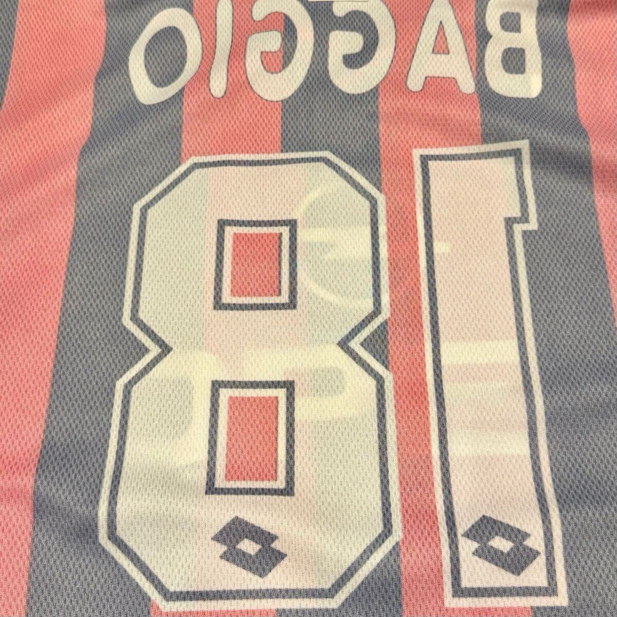 96/97 ACミラン ユニフォーム #18 ロベルトバッジョ XL Lotto 長袖