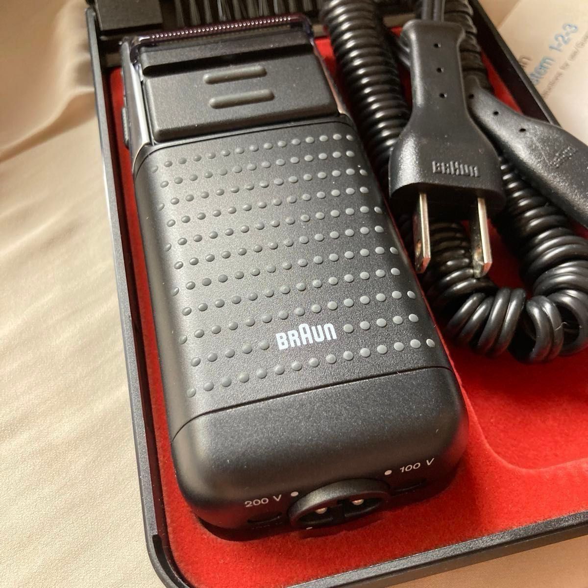 新品】西ドイツ製BRAUN 髭剃りシステム1ー2ー3 BS 5 424 ブラウン 電気