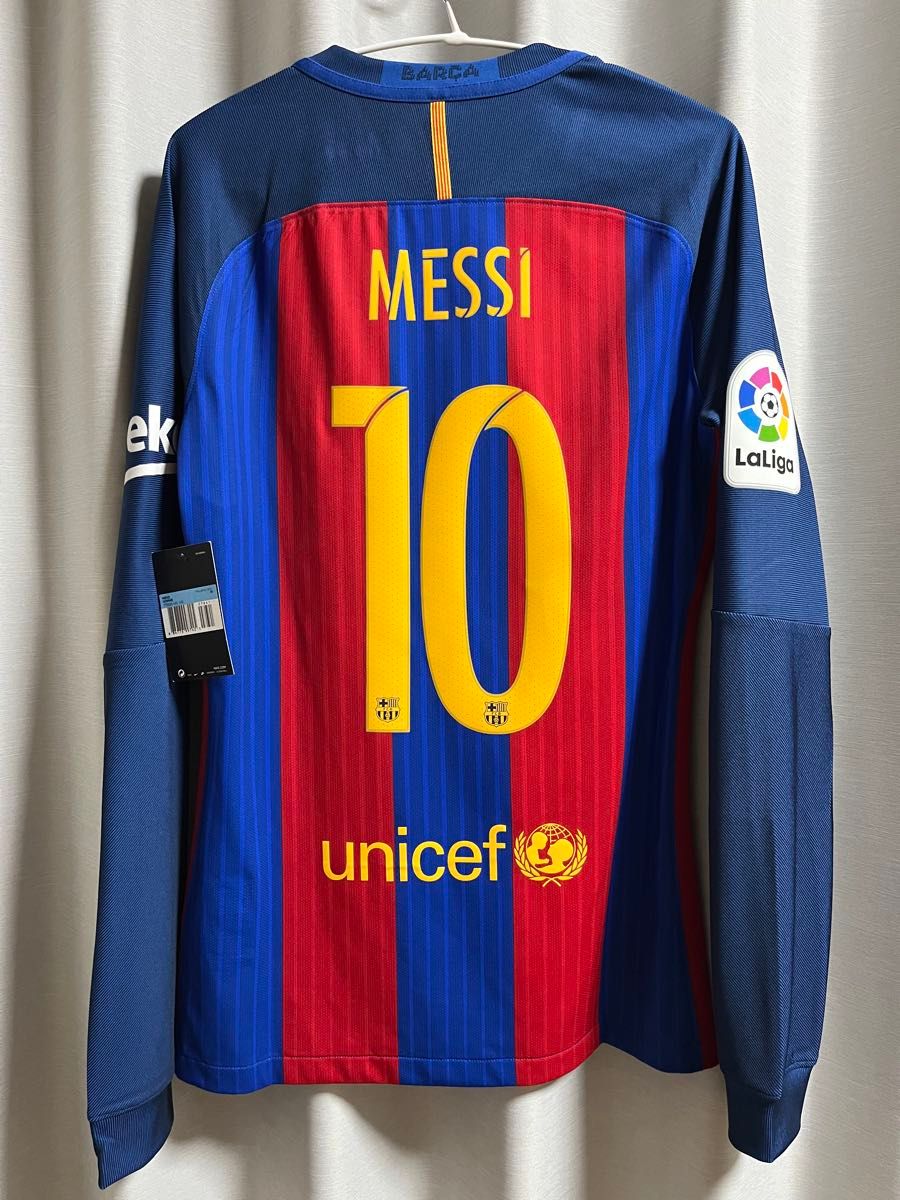 選手支給品】バルセロナ16/17 メッシ ユニフォーム 長袖｜Yahoo!フリマ
