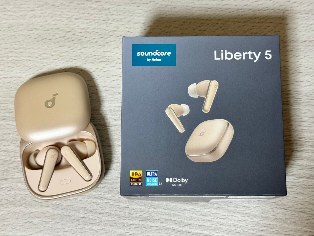 Anker Soundcore Liberty 5 ワイヤレスイヤホン ゴールド｜Yahoo