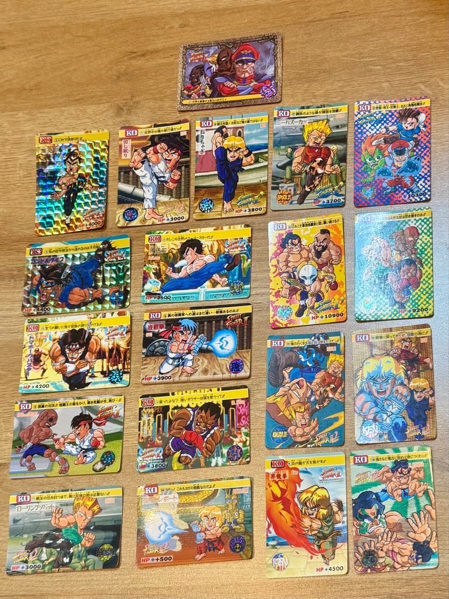 カードダス ストリートファイターⅡ キラ2枚＋ノーマル18枚 計20枚