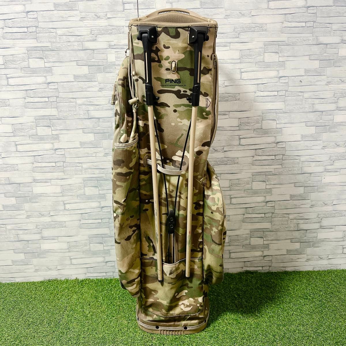 PING ピン HOOFER Multicam スタンド式 キャディバッグ 迷彩柄