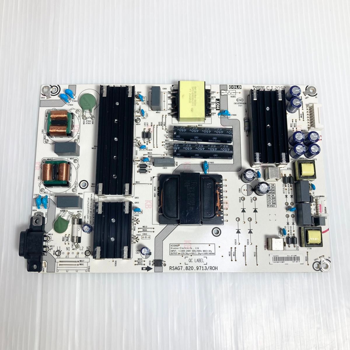 ハイセンス 液晶テレビ 電源基板 55U75F 2021年製 修理 交換｜Yahoo