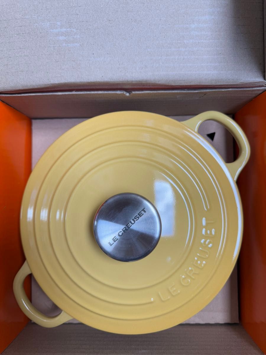 ル・クルーゼ ココットロンド 18cmクインス イエロー 両手鍋 鍋｜Yahoo