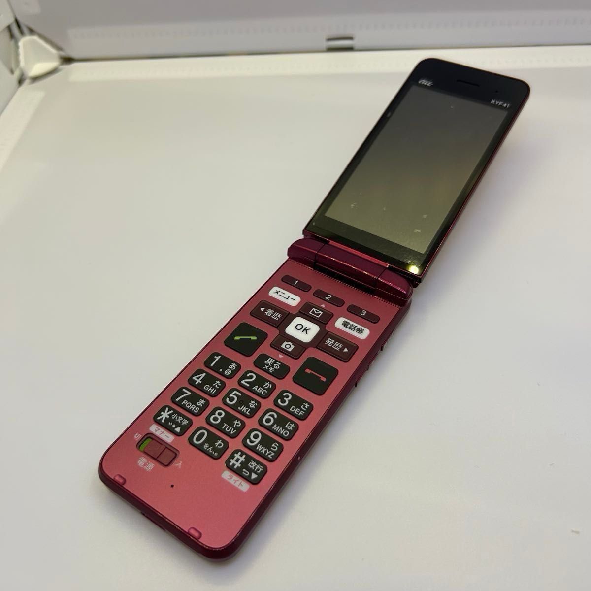 かんたんケータイ ライト KYF43 ワインレッド｜Yahoo!フリマ（旧PayPay