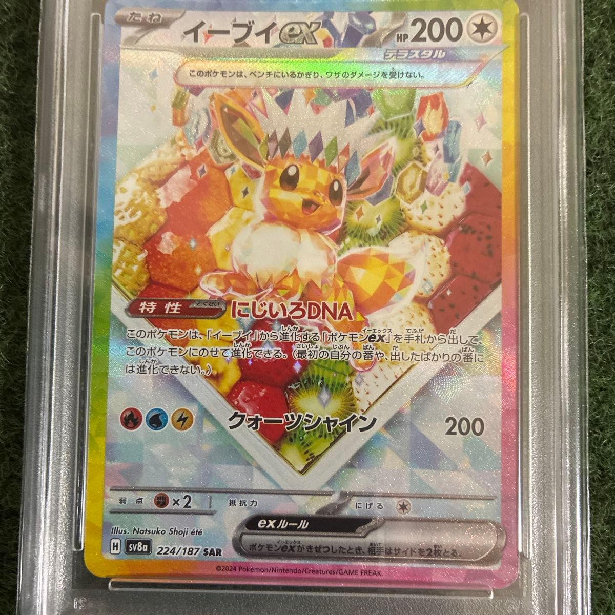 PSA10】ポケモンカード イーブイex SAR PSA10 GEM MT 10 ケーキ