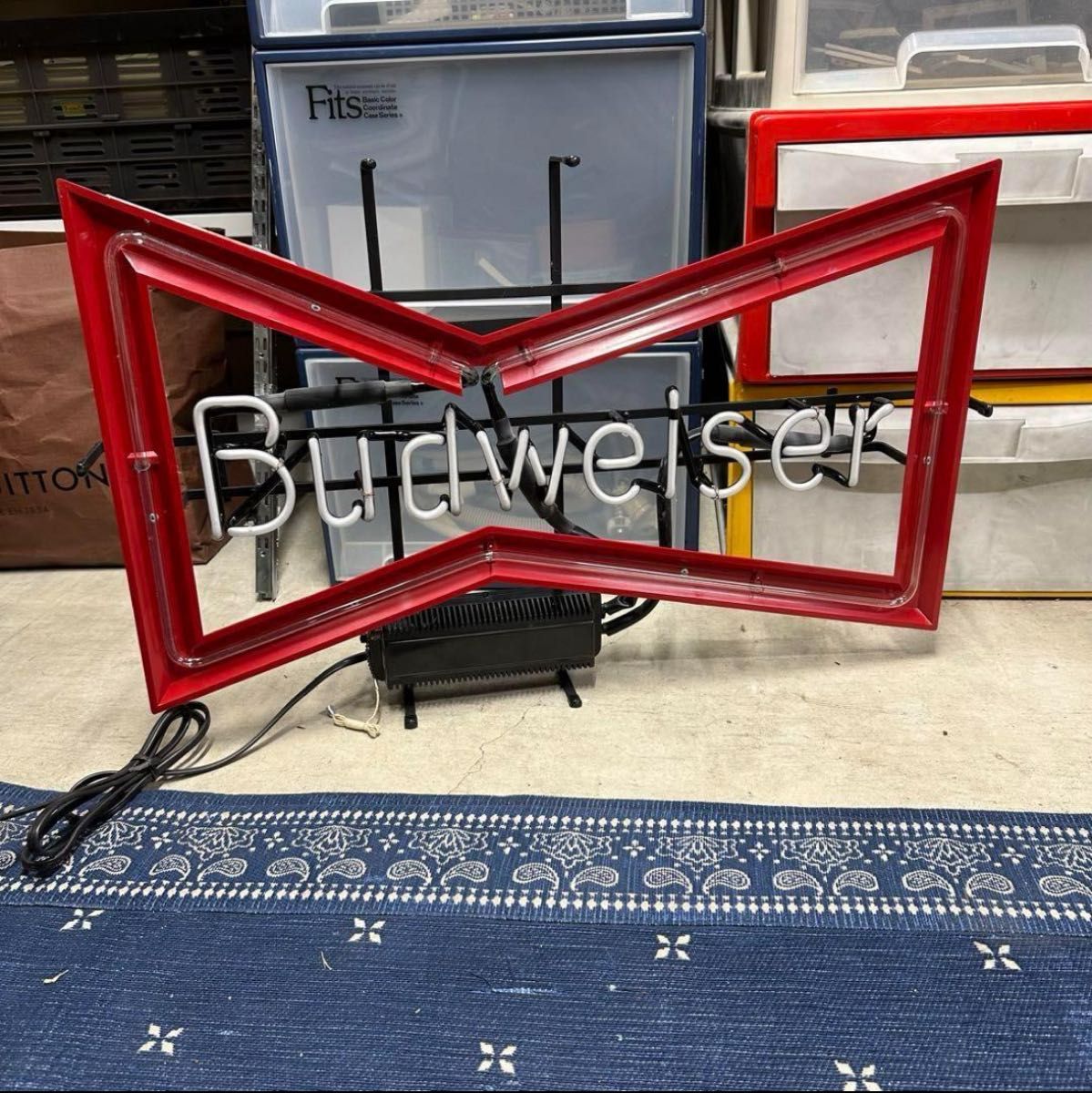 新品 希少 当時物 バドワイザー ヴィンテージ 看板 ネオン管｜Yahoo