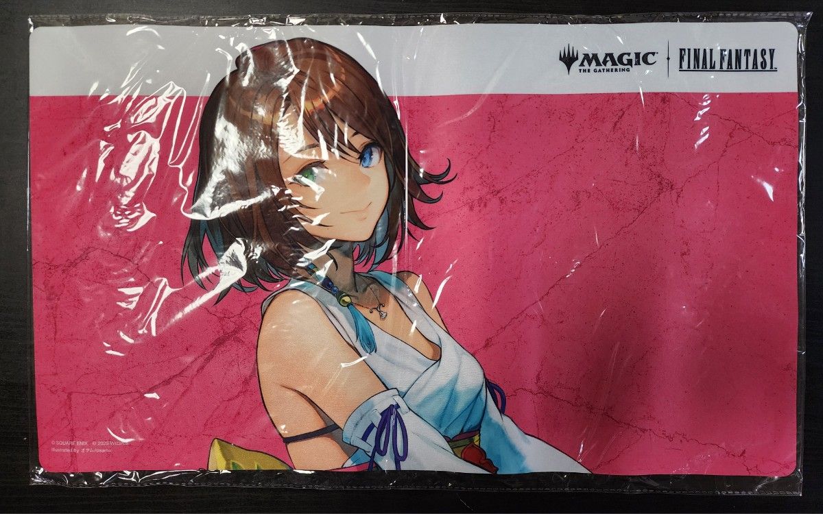 MTG スピラの希望、ユウナ FF プレイマット MTG×FF スピラの希望