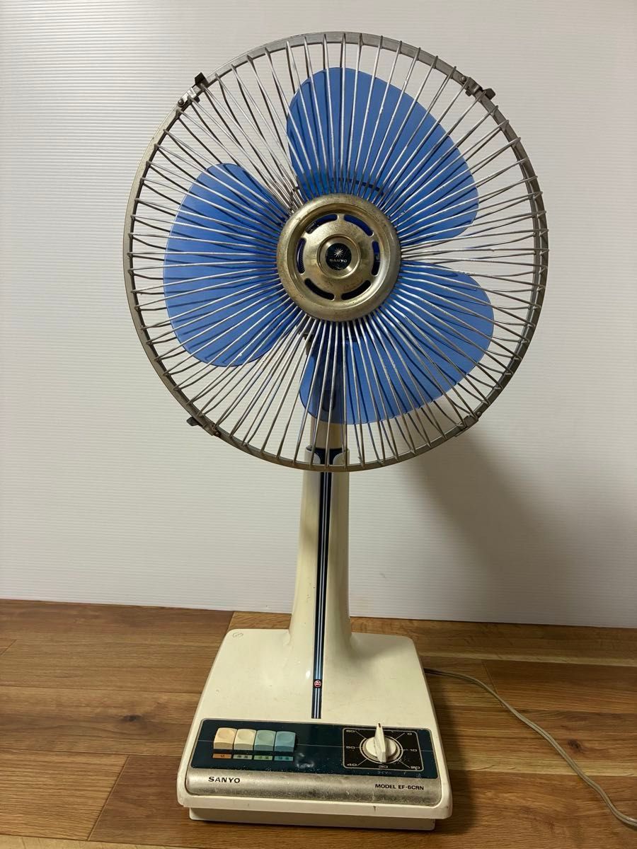 昭和 レトロ 扇風機 サンヨー EF-6CRN｜Yahoo!フリマ（旧PayPayフリマ）