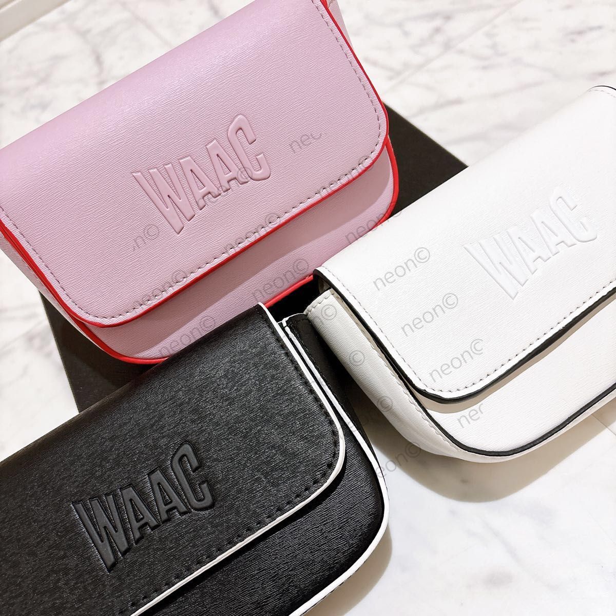 WAAC ワック ベルトポーチ ゴルフウエストバック ゴルフボールケース