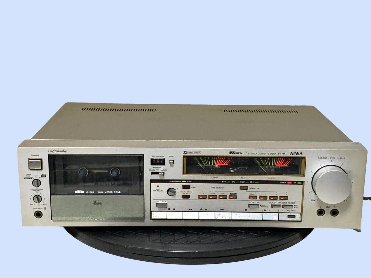 M7243 AIWA AD-F77M カセットデッキ アイワ ジャンク品｜Yahoo!フリマ