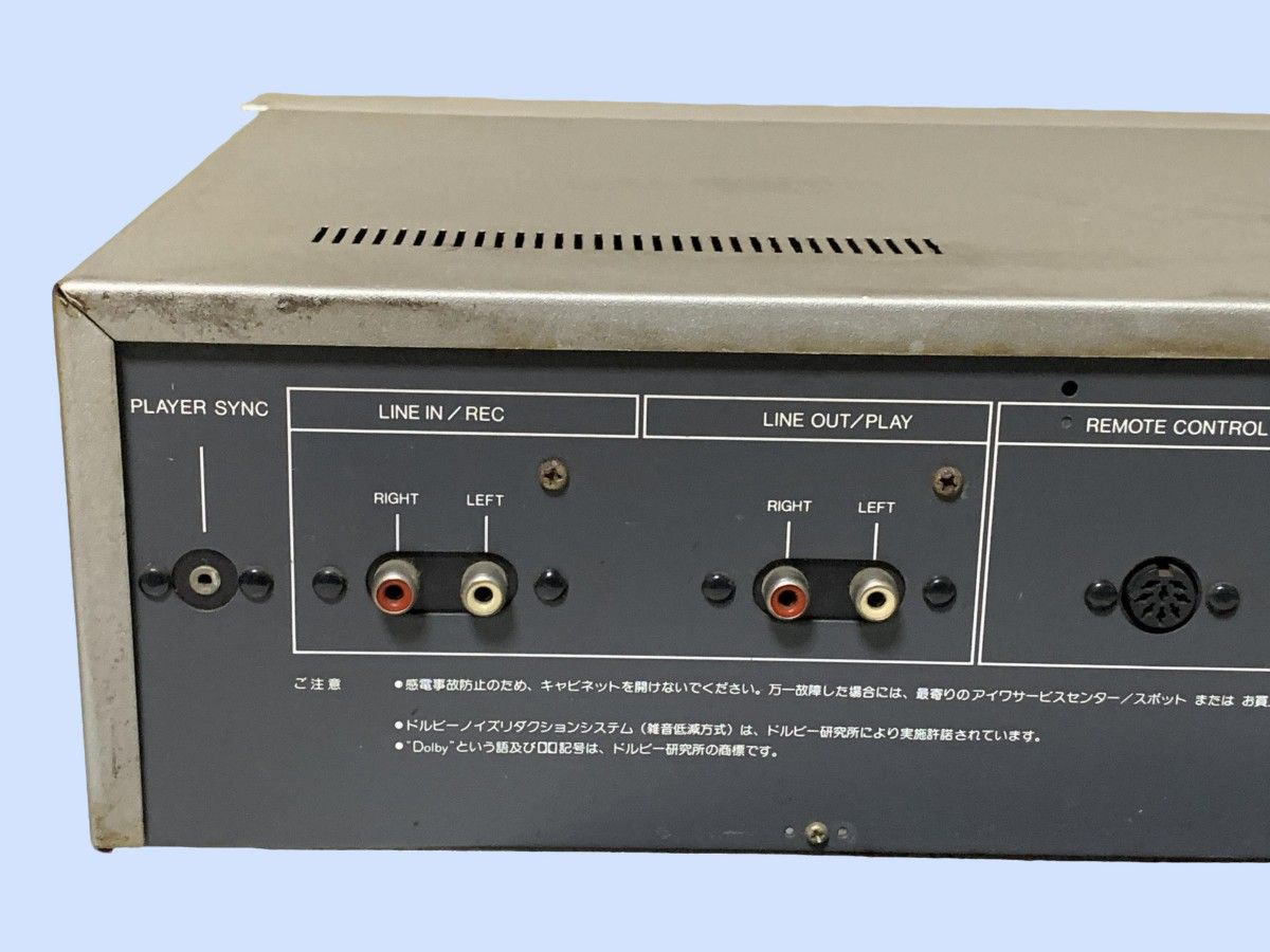 M7243 AIWA AD-F77M カセットデッキ アイワ ジャンク品｜Yahoo!フリマ