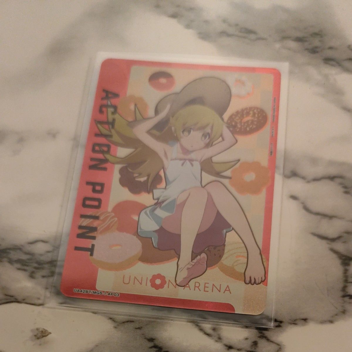 新品未使用 ユニオンアリーナ 化物語 忍野忍 アクションポイントカード