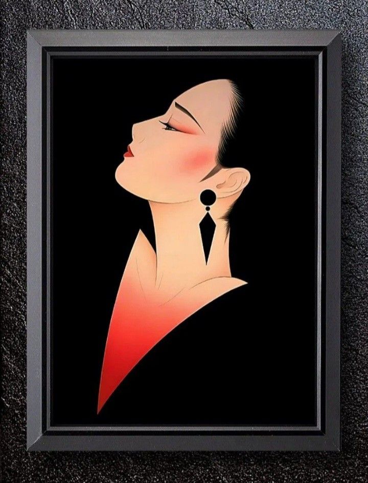 鶴田一郎 / アート【A4サイズ写真ポスターフレーム付き2点セット