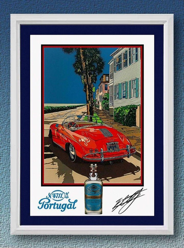 永井博 / 鈴木英人・Portugal【A4サイズ写真ポスターフレーム付き3点