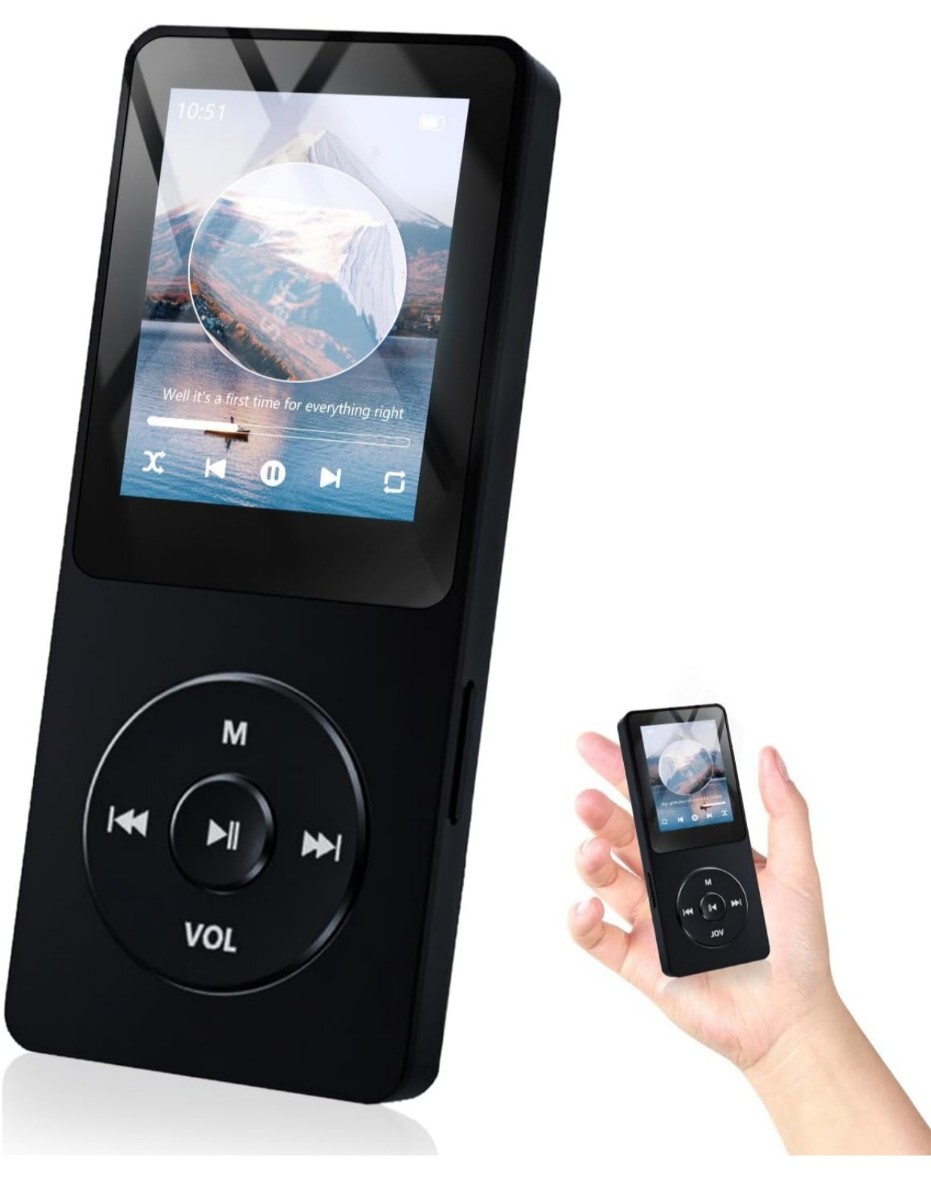 MP3プレーヤー bluetooth5 1対応 32GB付属 128GB拡張可能 スピーカー