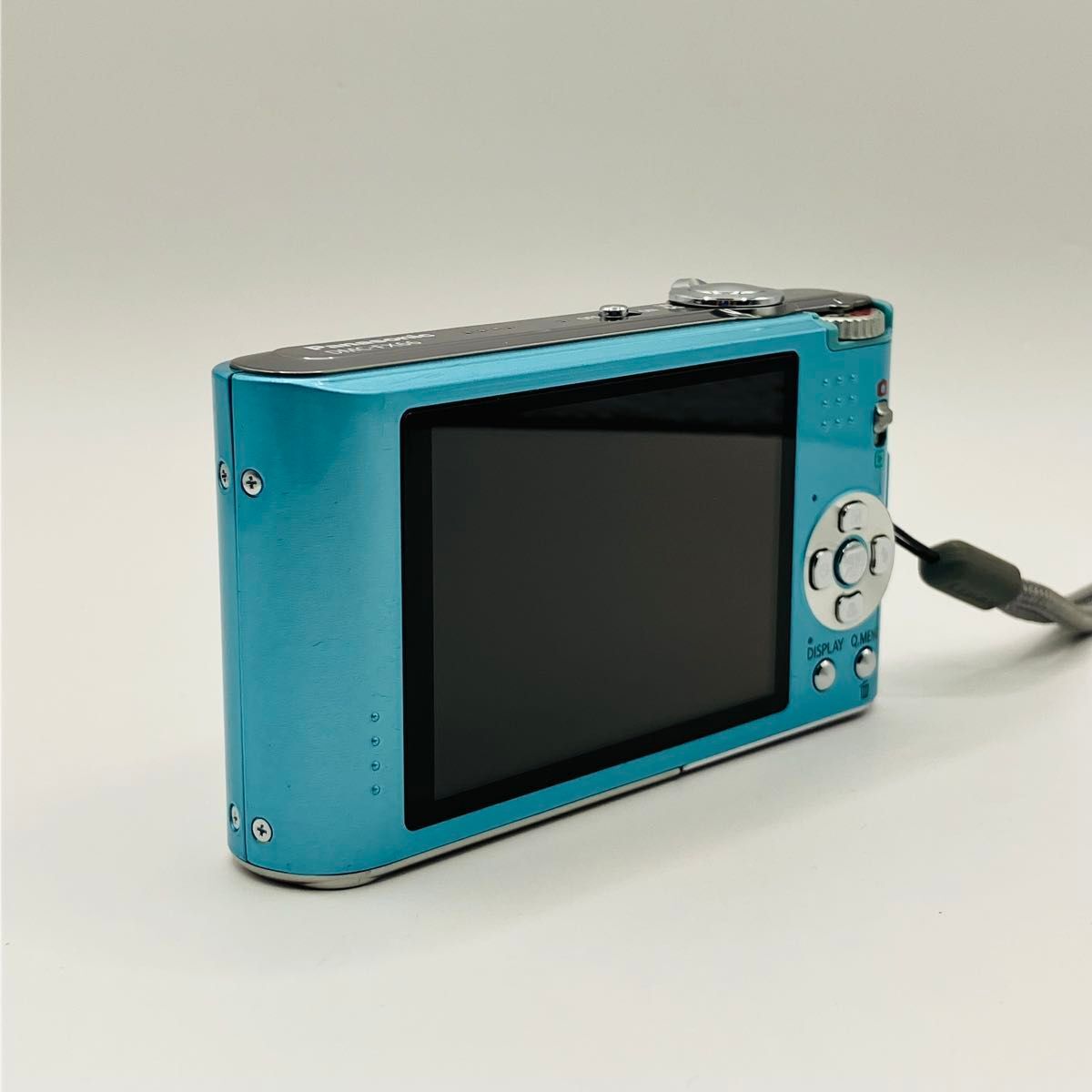 美品 Panasonic LUMIX DMC-FX66 ブルー コンパクトデジタルカメラ