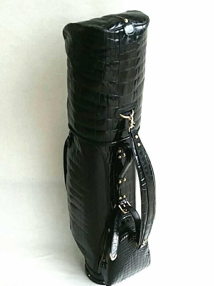 最高級】日本製☆総クロコダイル革 キャディバッグ ゴルフ バッグ☆