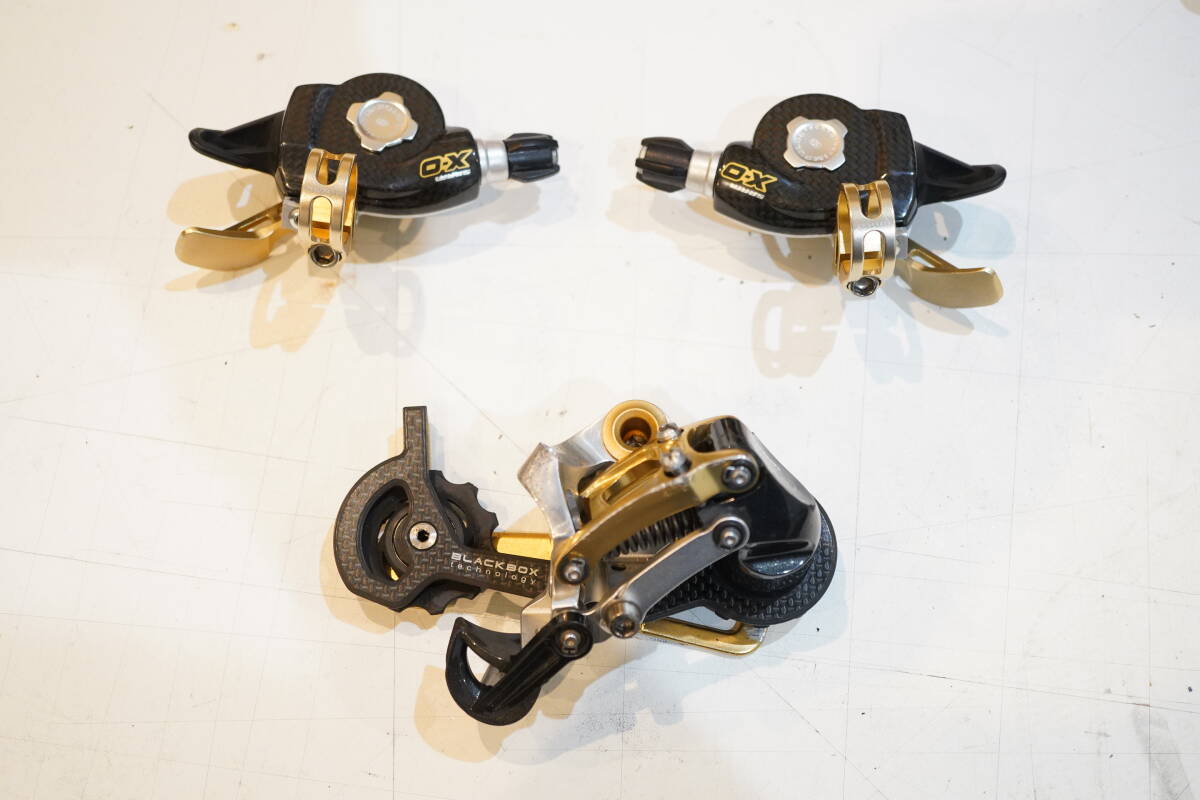 sram X0 ゴールド 3x9 リアディレイラー シフター 左右 セット スラム