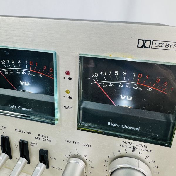 ONKYO TA-630 s9 カセットデッキ ドルビーNR VUメーター レトロ